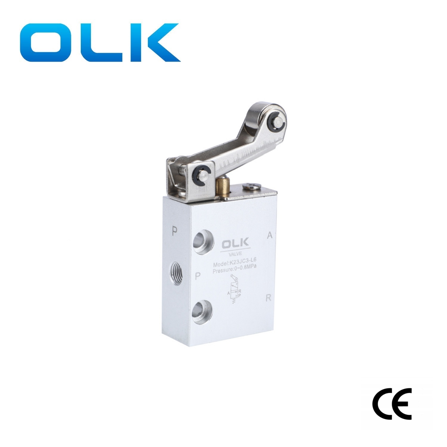 Rullemekanisk ventil K23JC3-L6 3 vei